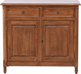 Komoda Charlie 2 szuflady, 2 drzwi, brown