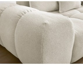 Biała sofa z tkaniny szenilowej 278 cm Everest – Bobochic Paris