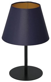 Lampa stołowa ARDEN 1xE27/60W/230V pr. 20 cm fioletowo-złota