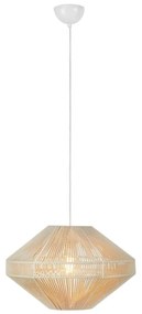 Lampa wisząca w naturalnym kolorze z tekstylnym kloszem ø 50 cm Razzo – Markslöjd