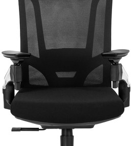Fotel Biurowy Ergonomiczny Obrotowy WILLY Czarny Nowoczesny