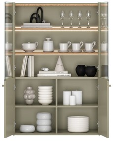 Witryna Elivo 100 cm - eukaliptus / dąb baltic dune