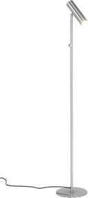 Lampa stojąca w kolorze srebra (wysokość 150 cm) Paris – House Nordic