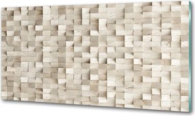 Panel do kuchni Drewniane kostki