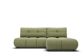 Masseno Narożnik CORSO z funkcją spania i pojemnikiem na pościel Narozniki L, Rozkładana sofa - Zielony, NOW OR NEVER 38