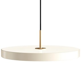 Kremowa lampa wisząca LED ze ściemniaczem i metalowym kloszem ø 43 cm Asteria Plus Medium – UMAGE