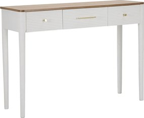 Stolik Konsolowy VKH606, Biały, 107x37x80 cm, Kendra Home
