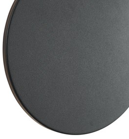 Zewnetrzna Zewnętrzna lampa ścienna czarna z LED IP54 - Soleil Nowoczesny Oswietlenie zewnetrzne