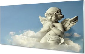 Szklany Panel Niebiański Anioł wśród Chmur