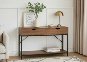 Stolik konsolowy MCW-O76, brązowy