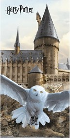 Bawełniany ręcznik dziecięcy 70x140 cm Harry Potter "Hedwig" – Jerry Fabrics