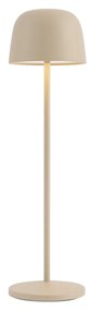 Zewnetrzna Lampa stołowa beżowa z możliwością ładowania LED ze stacją ładującą IP65 - Raika Nowoczesny Oswietlenie zewnetrzne