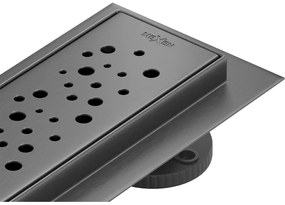 Mexen Flat 360° M12 odpływ liniowy obrotowy 50 cm, gun gray szczotkowany - 1E21050-40