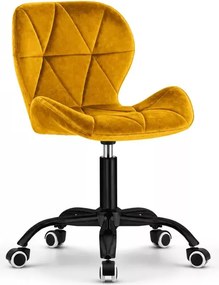 Nowoczesne i ergonomiczne krzesło welurowe Ikast z unikatowym wzorem, idealne do biura i gabinetu