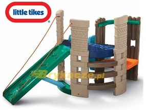 Little tikes przeplotnia plac zabaw zjeżdżalnia