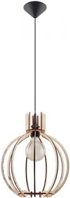 Okrągła drewniana lampa wisząca - 4X EX517 L7-P46