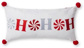 Aksamitna poduszka dekoracyjna ze świątecznym motywem 60x30 cm Ho Ho Ho – Catherine Lansfield