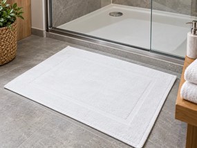 Mata łazienkowa Deluxe 50 x 70 cm biała