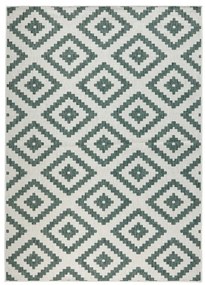 Zielono-kremowy dywan dwustronny NORTHRUGS Malta, 80x150 cm