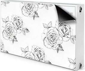 Mata dekoracyjna grzejnikowa Róże