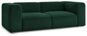 Ciemnozielona sofa 255 cm Zephyr – Bobochic Paris