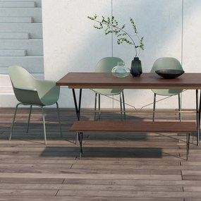 Outsunny Zestaw 4 krzeseł ogrodowych Składane Zielone z oparciem Podłokietniki do 120 kg | Aosom PL