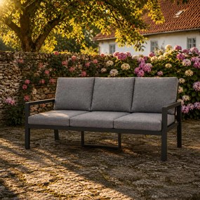Doppler LIFE - ogrodowa aluminiowa sofa 3-osobowa