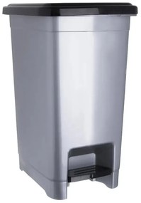 Plastikowy kosz na śmieci z pedałem 15 l Slim – Orion