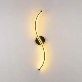 Czarny kinkiet LED Yilan – Opviq lights
