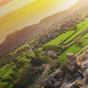 Obraz doliny Hampi w Indiach (170x50 cm)