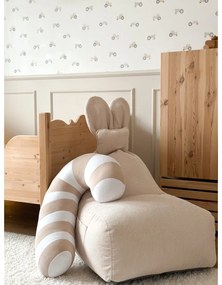 Beżowy dziecięcy worek do siedzenia Funny Bunny – The Brooklyn Kids