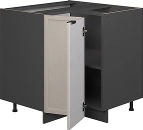 Szafka narożna greybeige 80.5x60x82 fame-line