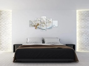 Obraz – Eleganckie drzewo życia 3D (125x70 cm)