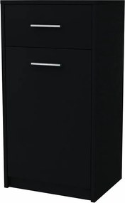 Wysoka komoda czarna S5-T79