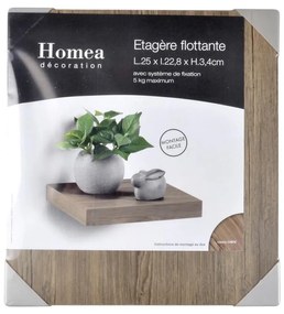 Półka wisząca na ścianę z MDF, dł. 25 cm