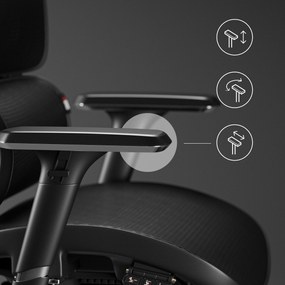 Fotel ergonomiczny czarny Diablo V-Commander