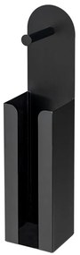 WENKO 26059100 - Uchwyt na rolki AGIRA 12x54 cm czarny