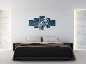 Obraz architektury w ciemności (125x70 cm)