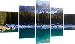 Obraz - Jezioro Karersee (125x70 cm)