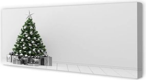 Duży obraz na płótnie Choinka i Prezenty