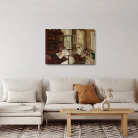 Obraz na szkle - Edmund Tarbell, Josephine and Mercie, reprodukcje (70x50 cm)
