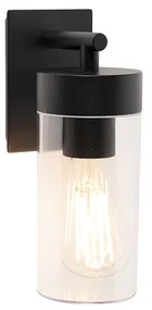 Zewnetrzna Nowoczesna lampa ścienna zewnętrzna czarna - Rullo Nowoczesny Oswietlenie zewnetrzne