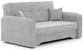 Rozkładana 2-osobowa sofa LAINE, jasnoszara