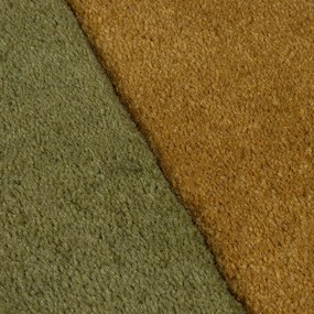 Zielony wełniany dywan tkany ręcznie 150x240 cm Lozenge – Flair Rugs