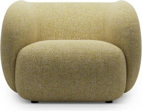 Żółty fotel Kate – Micadoni