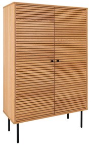 Szafka w dekorze dębu w naturalnym kolorze 80x130 cm Kyoto – House Nordic