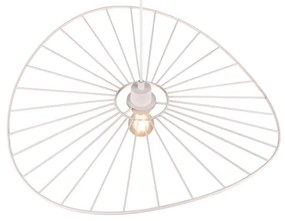 Biała lampa wisząca ø 60 cm Chapeau – Trio