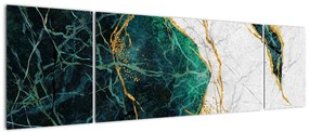Obraz - Turkusowy marmur (170x50 cm)