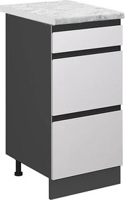 Szafka dolna do kuchni biały 40x60x81.6 r-line