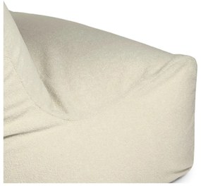Kremowy worek do siedzenia z materiału bouclé Sofa Seat Lounge – SLOWDOWN